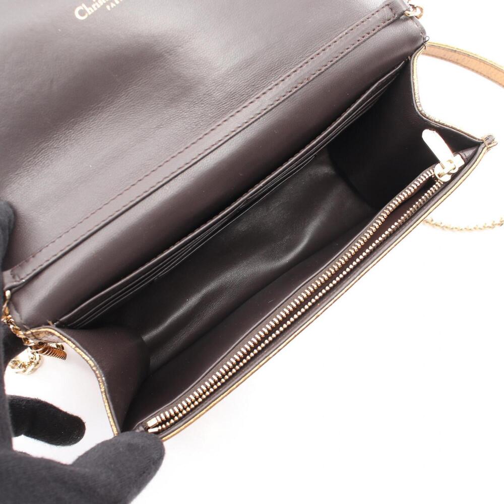 CHRISTIAN DIOR Gold Leather Shoulder Bag - Picture 3 of 8
